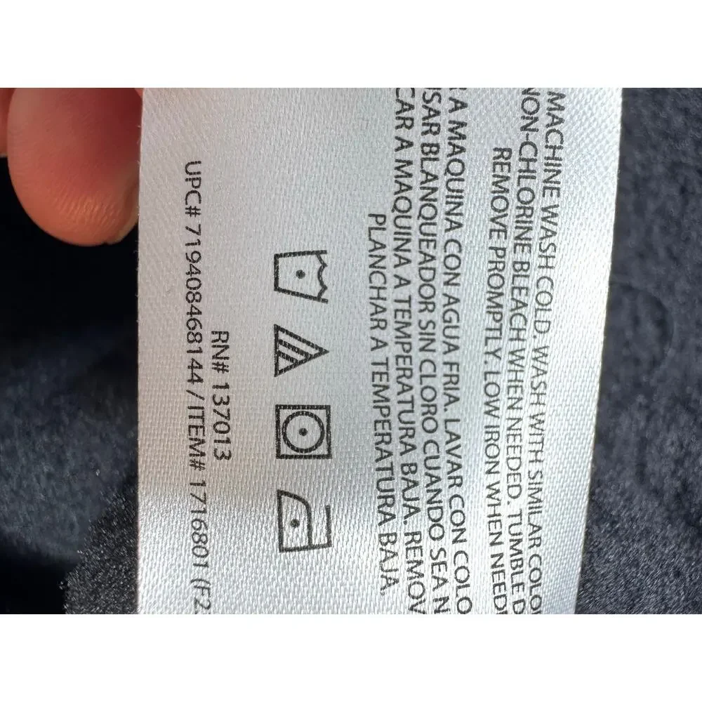 Orvis Men’s Fleece Full Zip Jacket Black Sz XL New Polyester Outdoor Gorpcore